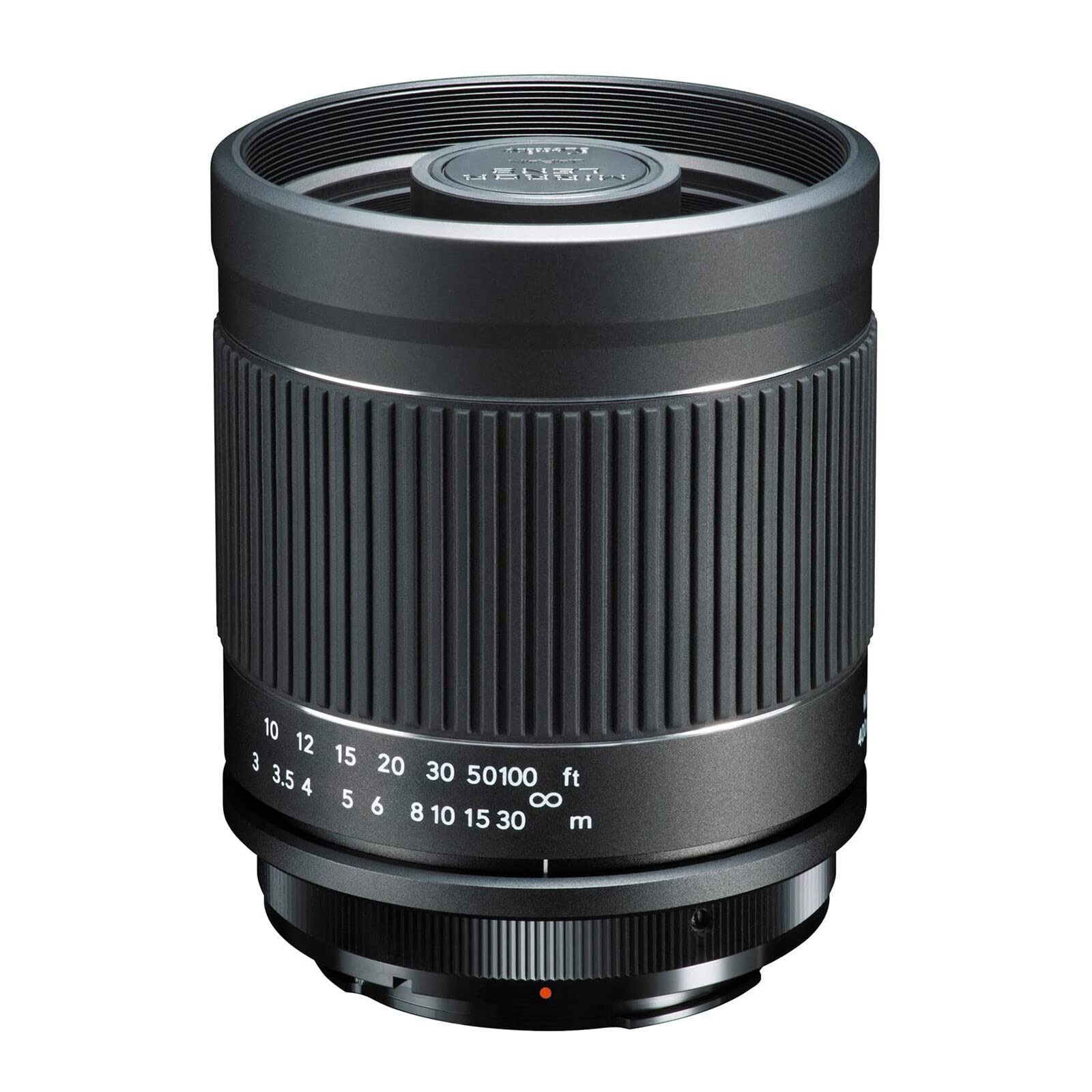 

Kenko Телеоб єктив Дзеркальний об єктив 400 мм F8 NIIS Pentax K Mount Рефлекторна оптична система Ручне фокусування Змінний байонет Сумісний з повнокадровим форматом Чорний чорний