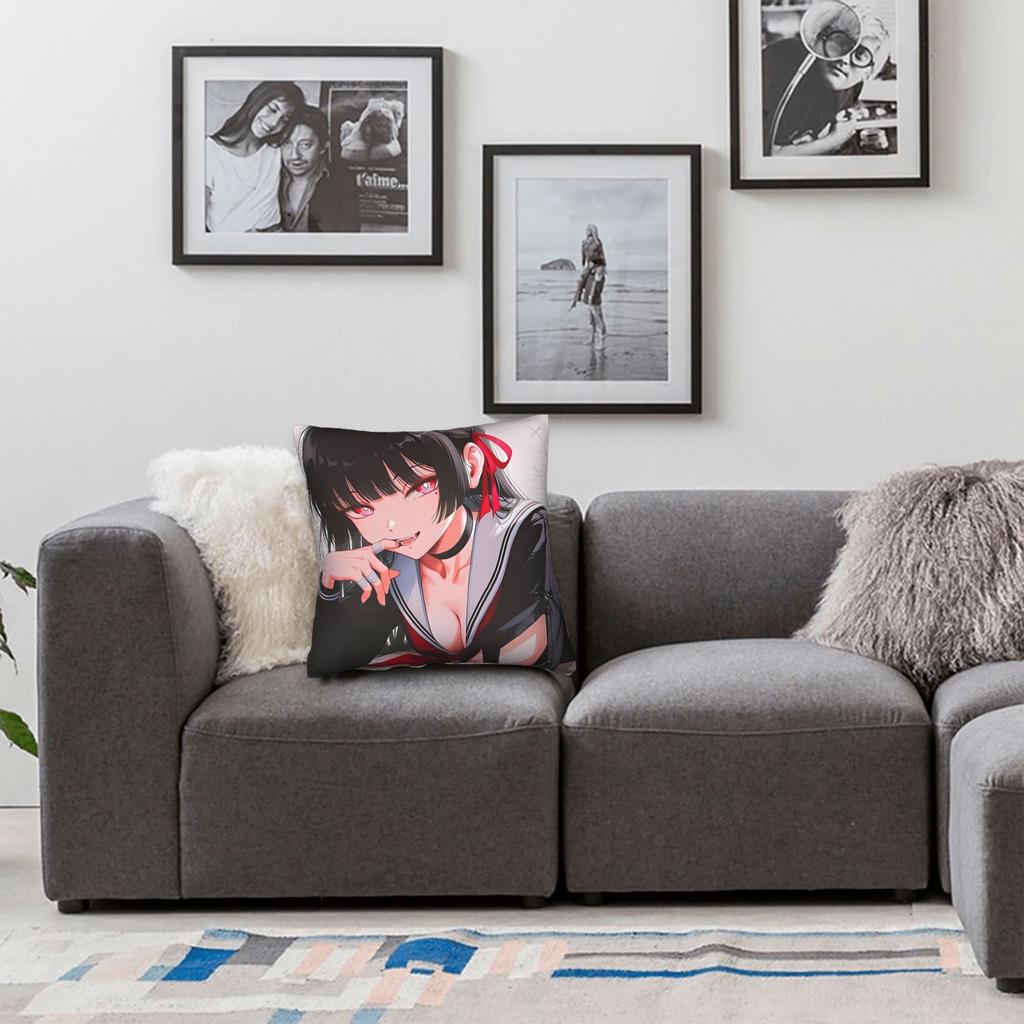 Pillow Cover Wuthering Waves Chisa  Cute Funny Pillow Case For Living Room Sofa Pillowcases