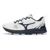 Mizuno Retro Lightweight Fabric Synthetic Leather Durable Breathable Low-Top Running Shoes Unisex Sneaker White Blue D1GH223606