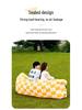 Portable Foldable Inflatable Sofa for Camping and Music Festivals - Quick Inflate In One Minute