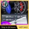 Autocolantes para Carro Para Alfa Romeo 1/2/5/10pcs Emblemas Autocolantes de Styling para Carro Decalque de Decoração Interior para Alfa Romeo 4C 159 Spider Giul