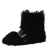 Pelzige flache Damen-Schnee-Stiefeletten Kurzer Plüsch Designer-Schnalle Baumwollschuhe Neue Marke 2025 Trend Warm Gemütlich Winter Botas De Mujer