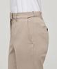 MUSINSA STANDARD WOMAN Women'S Slim Straight Hidden Elastic Waist Slacks [Beige]