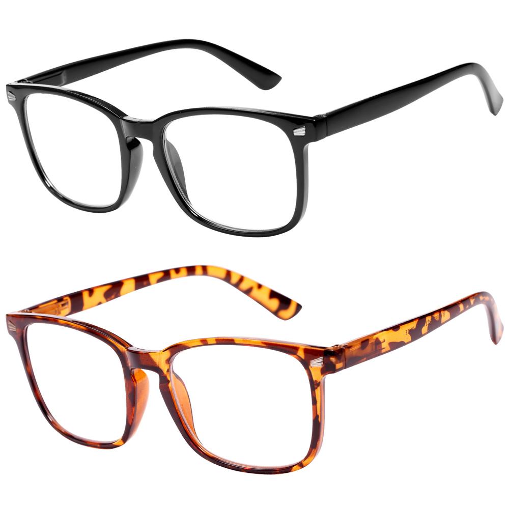 

2pcs Round Presbyopic Glasses – Comfortable & Stylish Reading Glasses, Ultra-Lightweight for Women & Men, +1.0 to +3.0 Diopter +100
