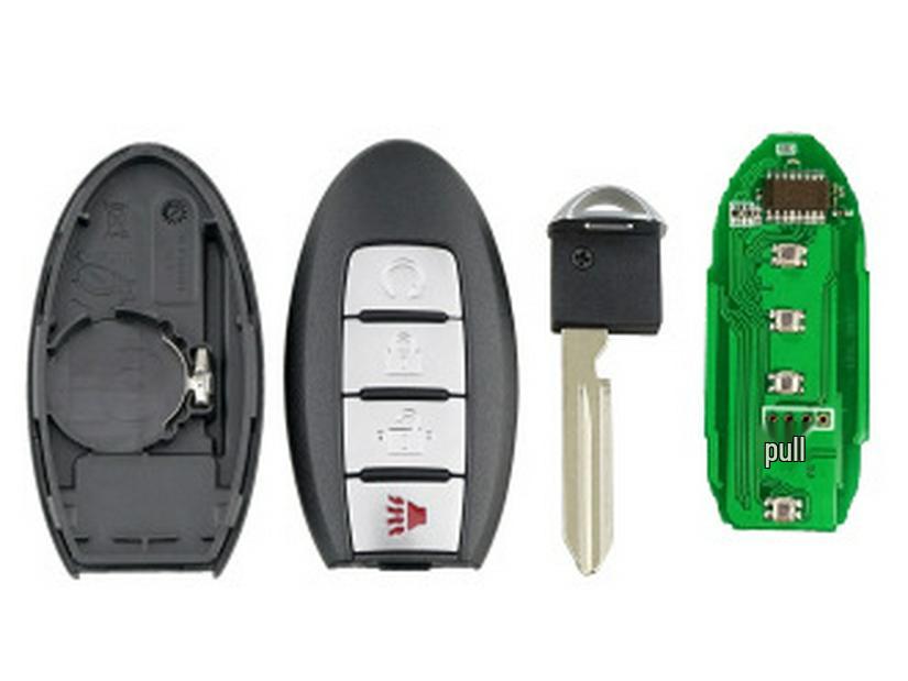 Compatible with NS Infiniti QX60 Smart Key: 3-Button, 433 MHz, 47 Chip Remote