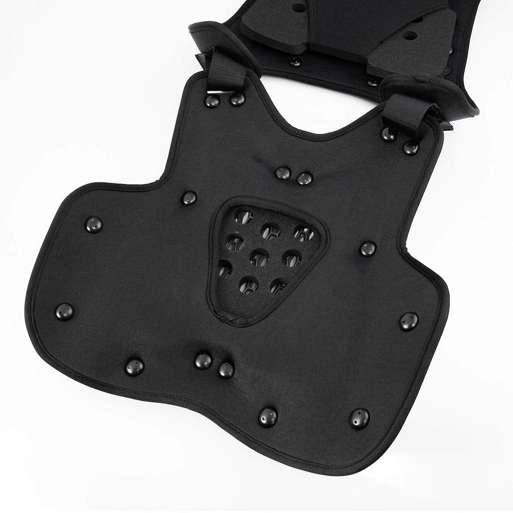KOMINE Motorrad-Luftdurchlass CE Level 2 Körperpanzerung Passform Schwarz Gratis 12998 Protektor CE Standard Level 2 SK-828