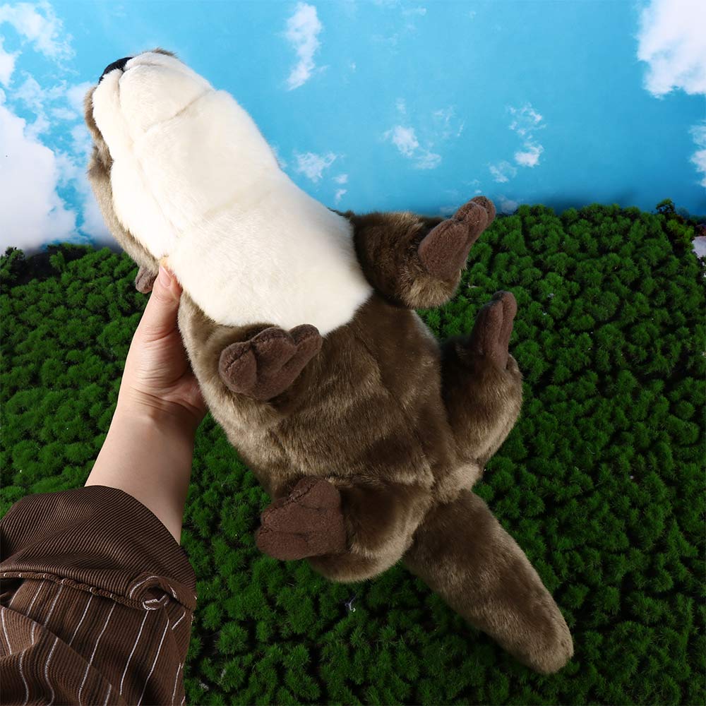 46cm Animal Plush Toy Soft Cute Simulation Otter Otter Plush Toy Stuffed Animal Otter Stuffed Dolls
