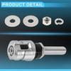 Motoforti  Universal Motorcycle M6 License Plate Screws Cover Anti Theft License Plate Screw Frame Bolt Kit Aluminum Alloy