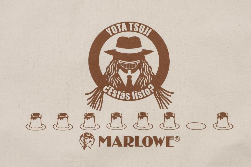 New Japan Pro-Wrestling Yota Tsuji x Marlow Collaboration Large Tote Bag Fresh Cream 6652063093