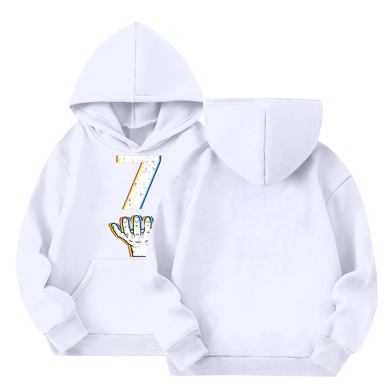 

Милые толстовки для подростков, модные толстовки преппи с капюшоном, оверсайз рубашки с длинным рукавом, одежда для детей 160 белый