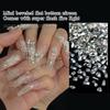 12 Gitter Gemischte Mini Zirkon Nagel Diamanten Pferdeaugen Diamanten Weiß Champagner Nagel Strass Glänzend Bunte Nagel Juwelen Nagel Charms