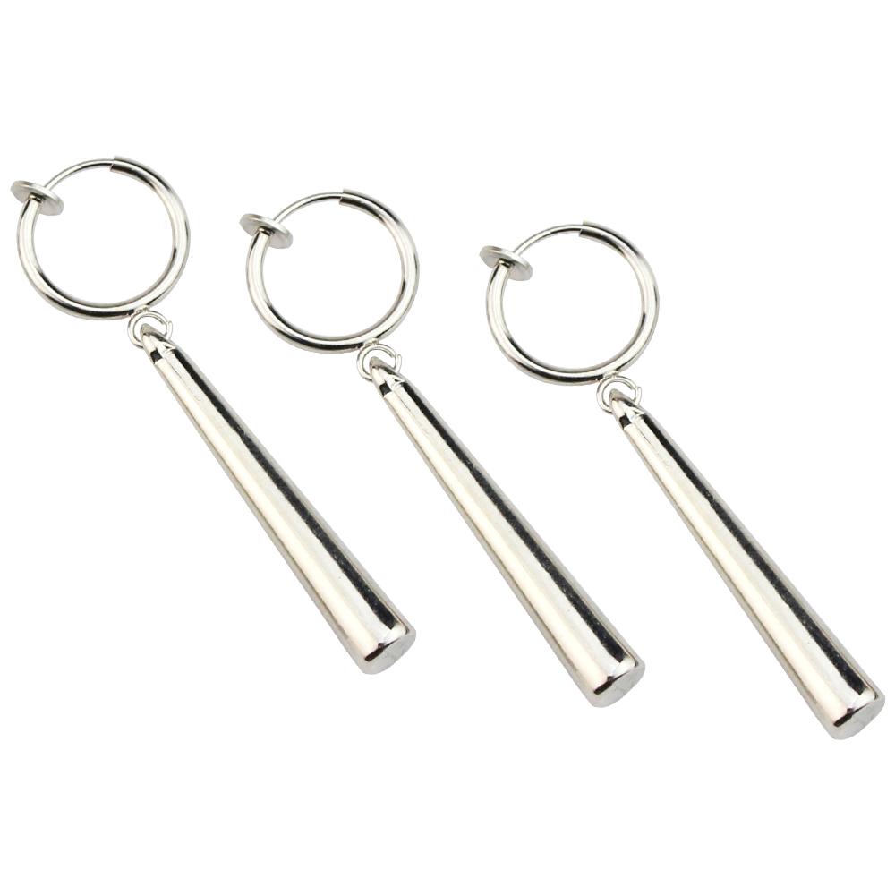 Anime One Piece Roronoa Zoro Cosplay Earrings Sauron Ear Clips Golden Pendant Hook Earrings For Women Men Jewelry 3Pcs/Set