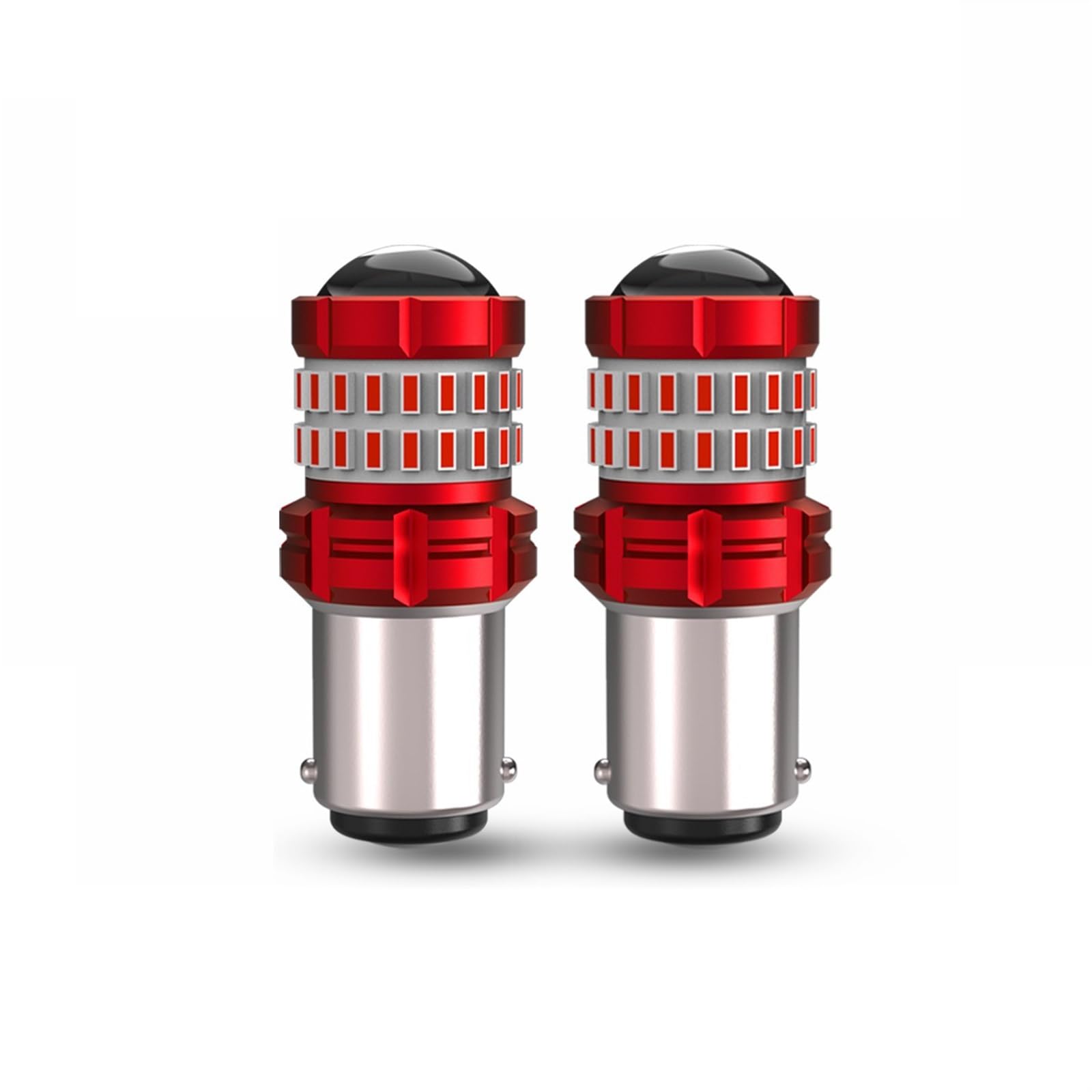 KYPSZQPSH 2 шт. 1157 P21/5W BAY15D Красный светодиодный фонарь Стоп-сигнал Canbus PR21 BAZ15D P21/4W 1157 BAY15D P21-5W