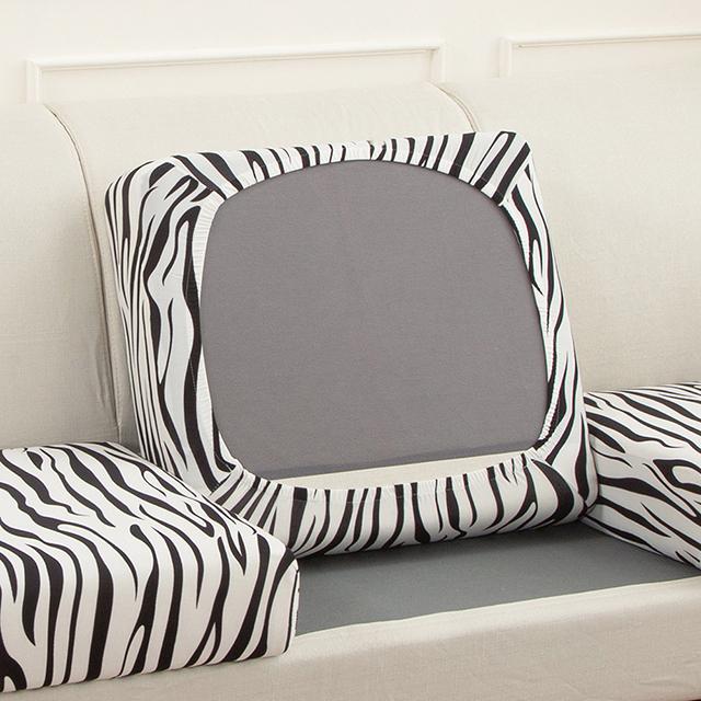 Printed Elastic Sofa Cover L-Shaped Corner Armchair Slipcover Living Room Furniture Protector Seat Cushion Cover