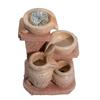 Mediterranean Cascading Pots Tabletop Water Feature (19x14x27cm)