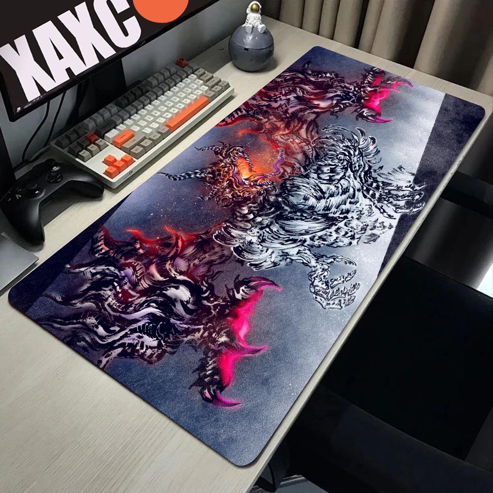 HD-Druck-Mauspad Spiel Monster Hunter Wilds Mauspad Natürlicher Gummi Tastatur Schreibtischmatte Computer-Gaming-Zubehör