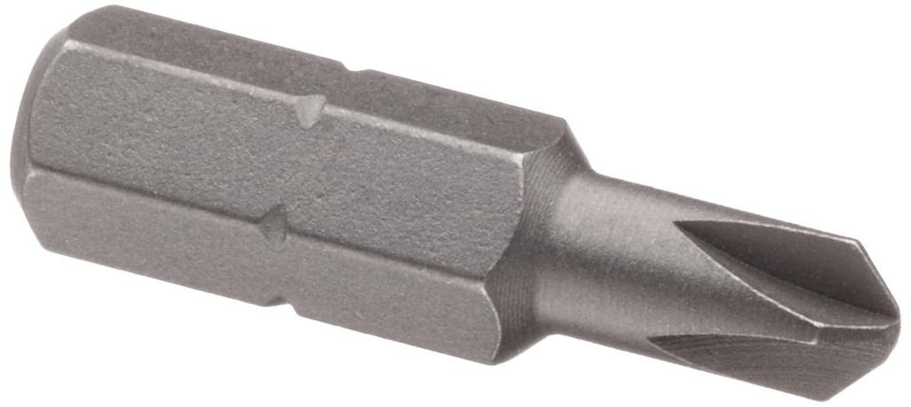 WERA Screwdriver TS3 Cutting 25mm Overall 066622 TORQ-SET Torque-Set Bit, 6.35mm Drive, Edge, Length,