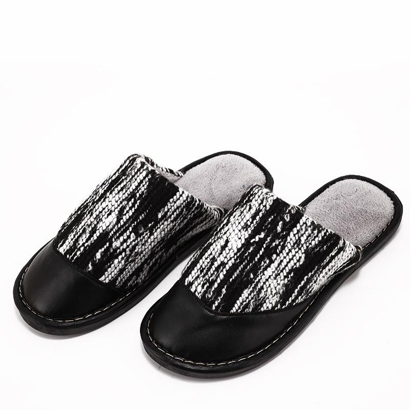 Модные зимние мужские тапочки — фото 11