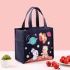Insulated Bento Lunch Bag - Waterproof Meal Carrier with Aluminum Foil Lining for Students and Office Workers