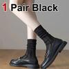 1/3 Pairs Women Knee Length Flower Bud Stockings Fashionable Hollow Out Design Summer Breathable Comfortable Casual Long Socks