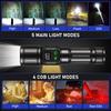 Flashlights High Lumens, Rechargeable Flashlight 10000 Lumens with Magnetic, Bright Flash Light 9 Modes,Tactical Flashlight