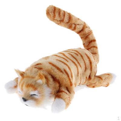 Electronic Cat Toy With Rolling And Waving Tail