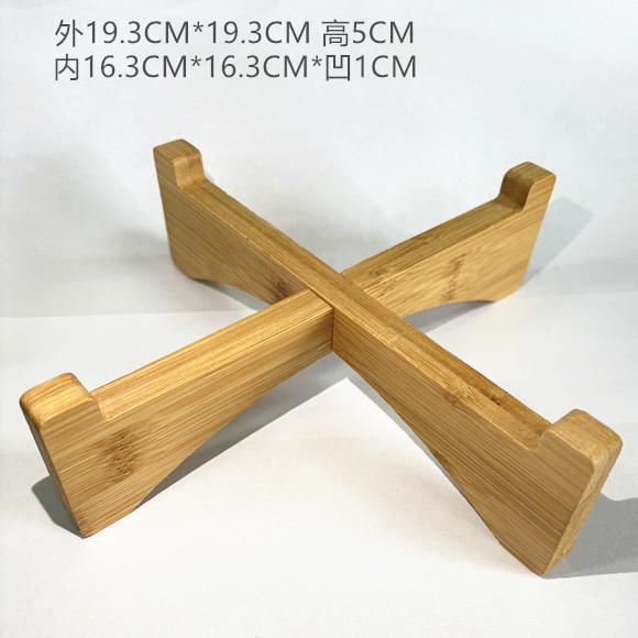 Round Bamboo‑Wood Coaster Blanks, DIY Mosaic Succulent Base Tray, Unfinished Wooden Craft Coaster for Handmade Project