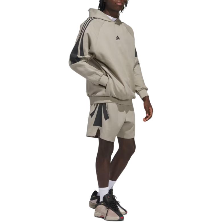 Adidas Spacer Casual Lace-Up Comfortable Fashion Basketball Pants Unisex Pants Putty-Beige JC7839