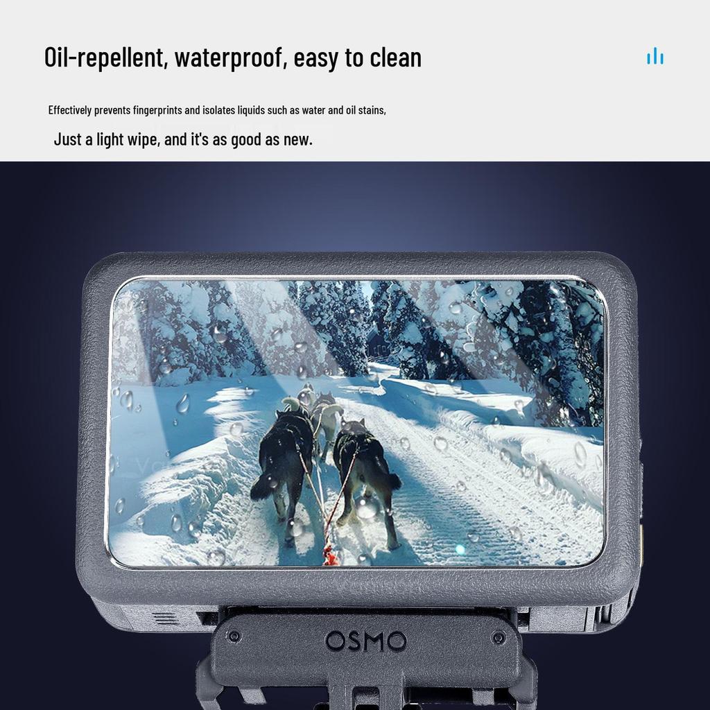DJI Osmo Action 6 HD Tempered Screen & Lens Protector - Explosion & Drop-Proof