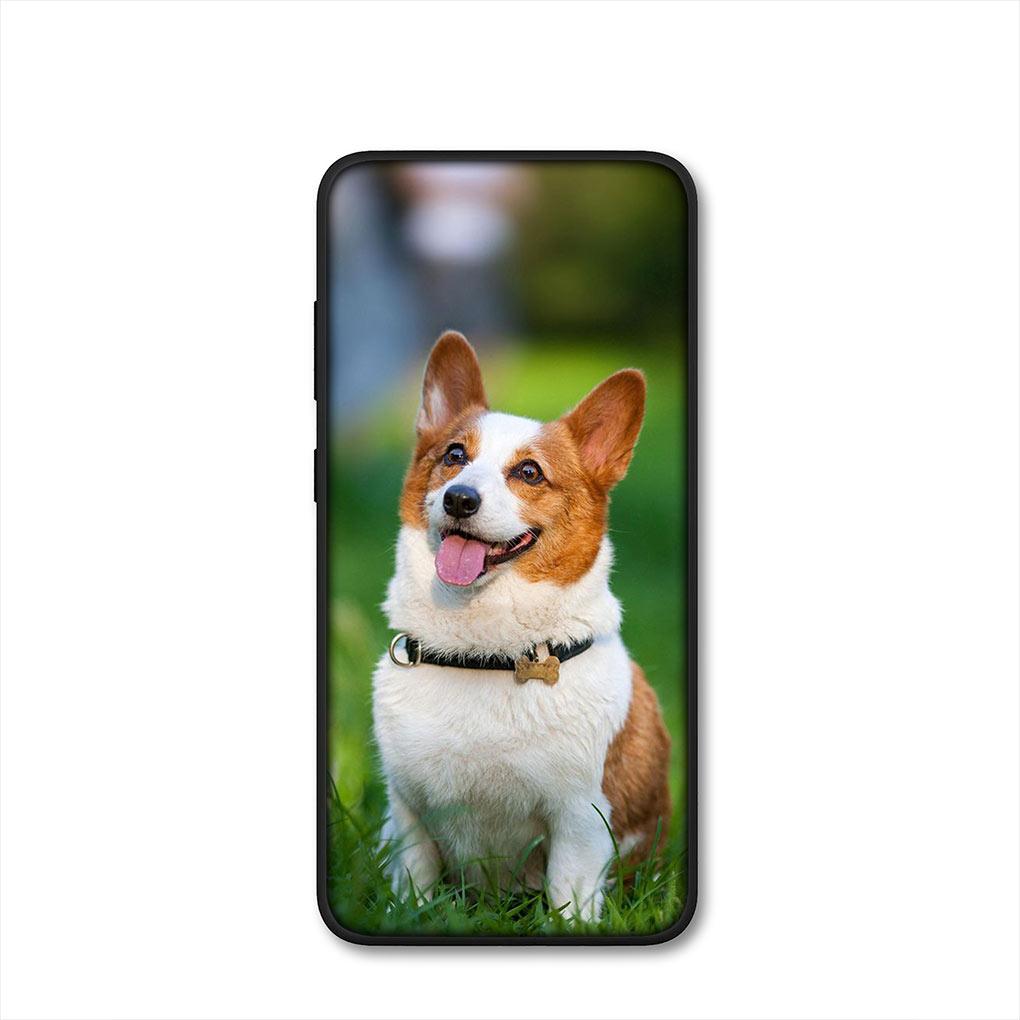 Dog Cute Corgi Cover Phone Casing for Xiaomi Redmi Note 12 11 10 9 Pro 9S 10S 11S 9A 9C NFC 9T 10A 10C 12C Soft Case