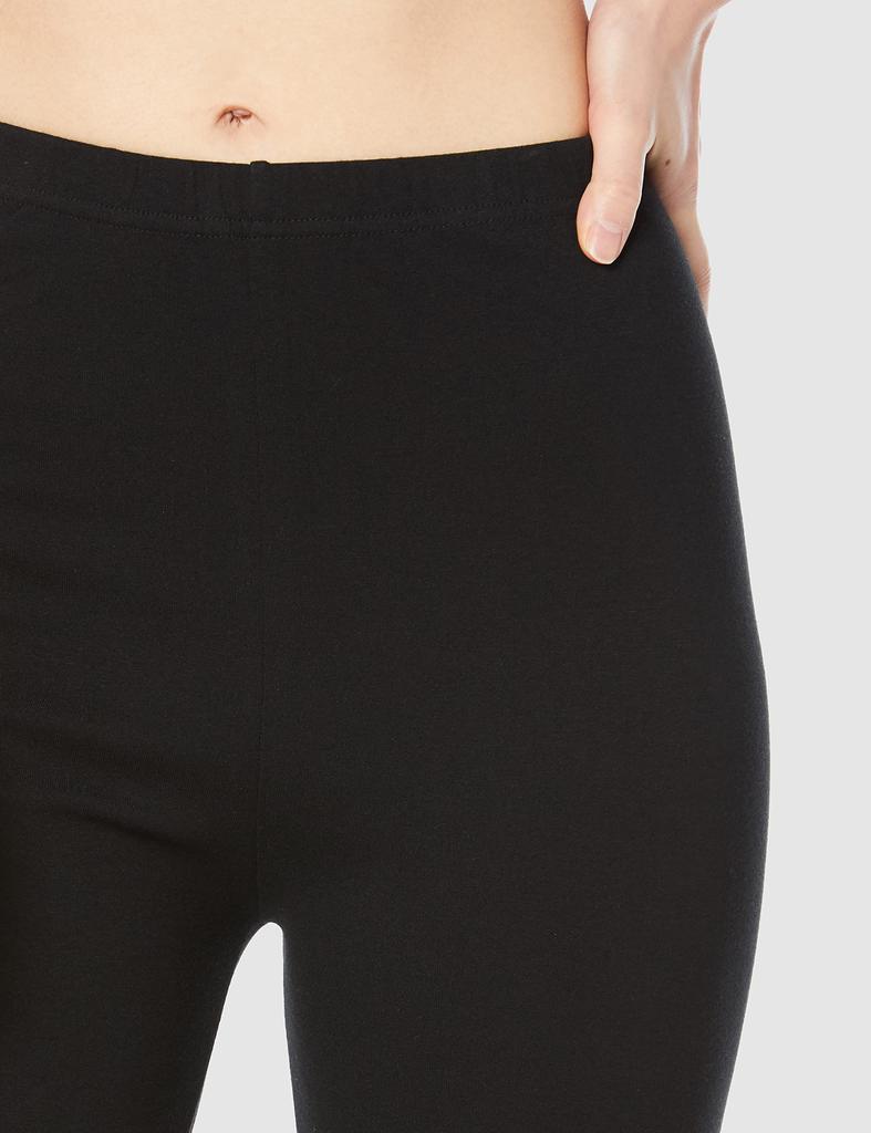 Caron Cotton Blend Stretch Long Available In Large Made In Size 5L Women's Leggings, Length, Sizes, Japan, SP11910, Black,