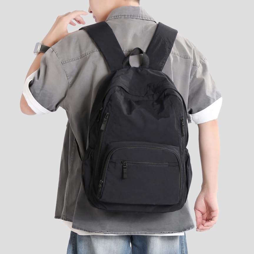 ZESU Large Capacity Backpack for Men and Women, Perfect for Commuting, School, and High School Students, Korean Style, Outdoor Bag, Business Bag