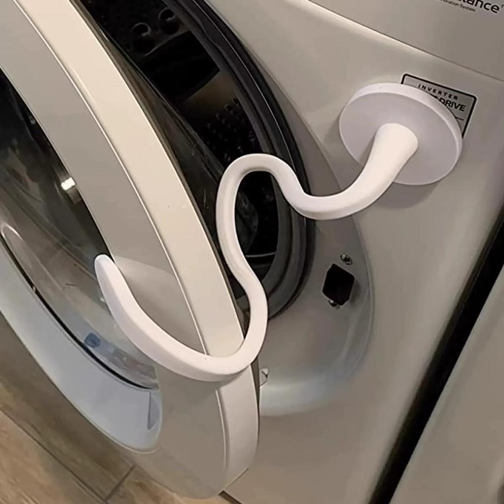 HOMEFISH Flexible Silicone Washer & Dryer Door Prop Easy-to-Use Bendable Sturdy Stopper for Odor-Free Appliances