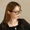 Sodamon Horn-Rimmed Leopard Print Eyeglass Frames Ht901-C02 (Unisex)