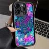 Phone Case for iPhone 17 Air 16E 15 16 Pro Max Mandala Sunflower Dreamy Style Cover 14 Plus 13 12 Mini Soft Shell Silicone Funda