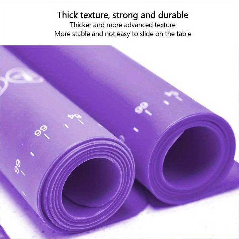 Silikon-Backunterlage, Backmatte, Teigknetmatte für die Küche, Ausrollteig, Pizza, großer Teig, Antihaft-Maker-Halter