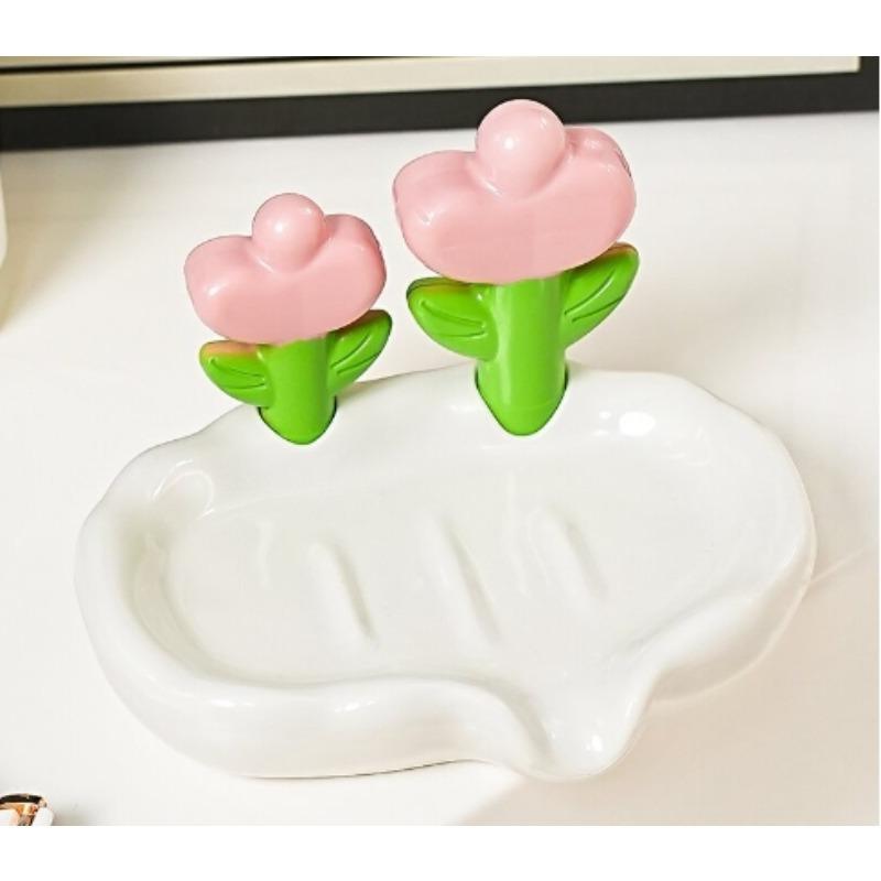 

1 шт. Совершенно новая креативная и очаровательная цветочная мыльница, не требующая пробивания дренажных отверстий.