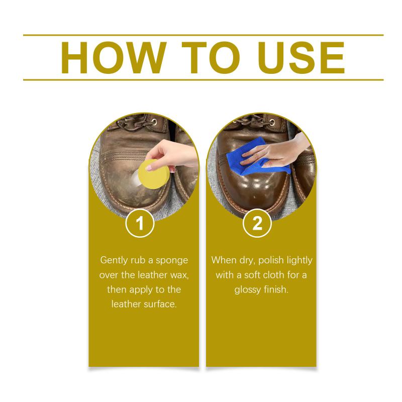 Leather Shoe Cleaner Wax Salve Waterproof 100G Leather Cream Cleaner Restore & Re Shoe Salve Protective Soft Cream For
