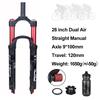 BOLANY MTB Supension Rebound Adjustment Double Air Fork 26/27.5er/29er Magnesium Alloy Travel 100mm  32 RL Bike Accessories