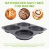 French Style Nonstick Bakery Mold With Punctured Loaf And Hot Dog Buns For Home Baking