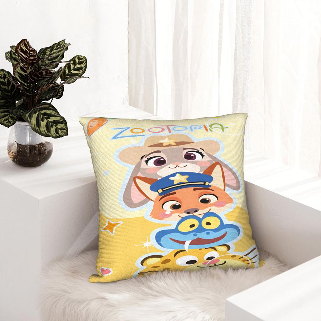 Zootopia Pillowcases Fashion Pillow Case For Sofa Bedroom Home Decor Comfy Pillow Cover