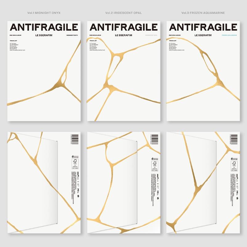 

LE SSERAFIM [ANTIFRAGILE] 2nd Mini Album Vol.1 (MIDNIGHT ONYX)