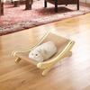 Sisal Cat Scratcher Bed Scratching Board for Kitten Large Cats Sturdy Wood Frame Furniture Protector