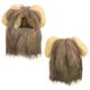 Cute Lion Mane Cat Wig Hat Cat Costume Cosplay Clothes Cap Dress Up Puppy Kitten Halloween Christmas Party Decoration Supplies