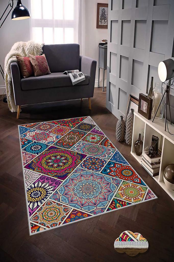 Covor de uz casnic modern, imprimat 3D, decorativ, design special, lavabil, antiderapant, rezistent la pete, moale, pentru dormitor, sufragerie