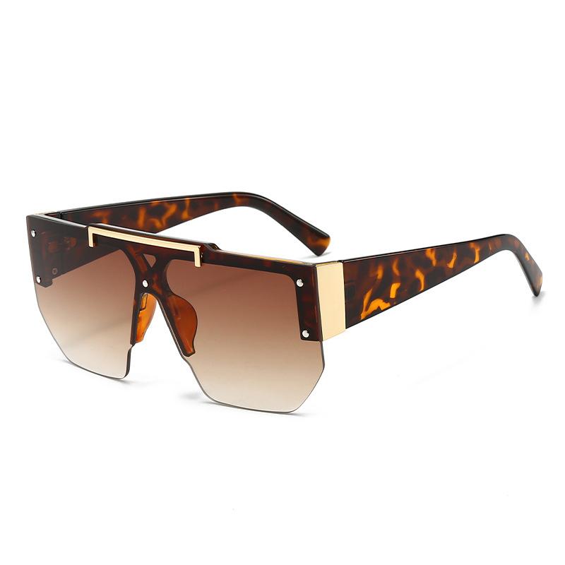 Fashion New One-piece Sun Glasses Rimless Frameless Men Women Cycling Sun protection square Sunglasses 2025