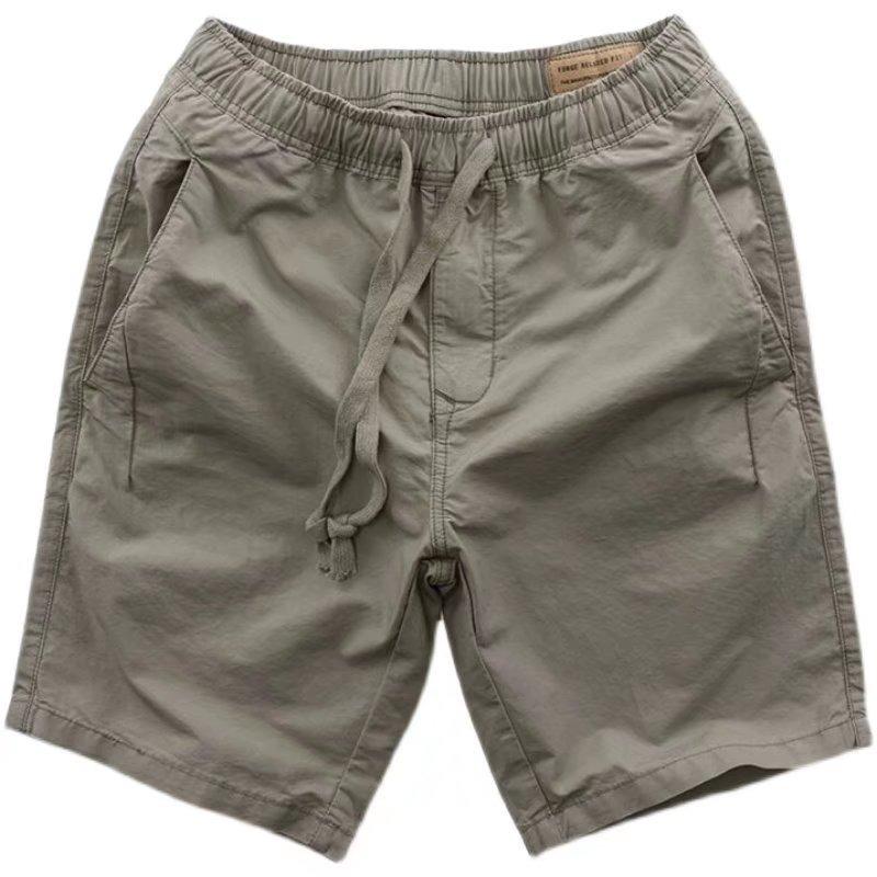 

Мужские модные однотонные шорты в корейском стиле на шнурке - коллекция лето 2022 г. M