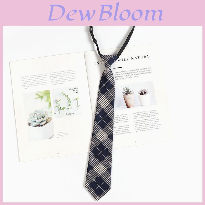 Kids Tie With Striped Badge Pattern For School Uniforms And Casual Wear