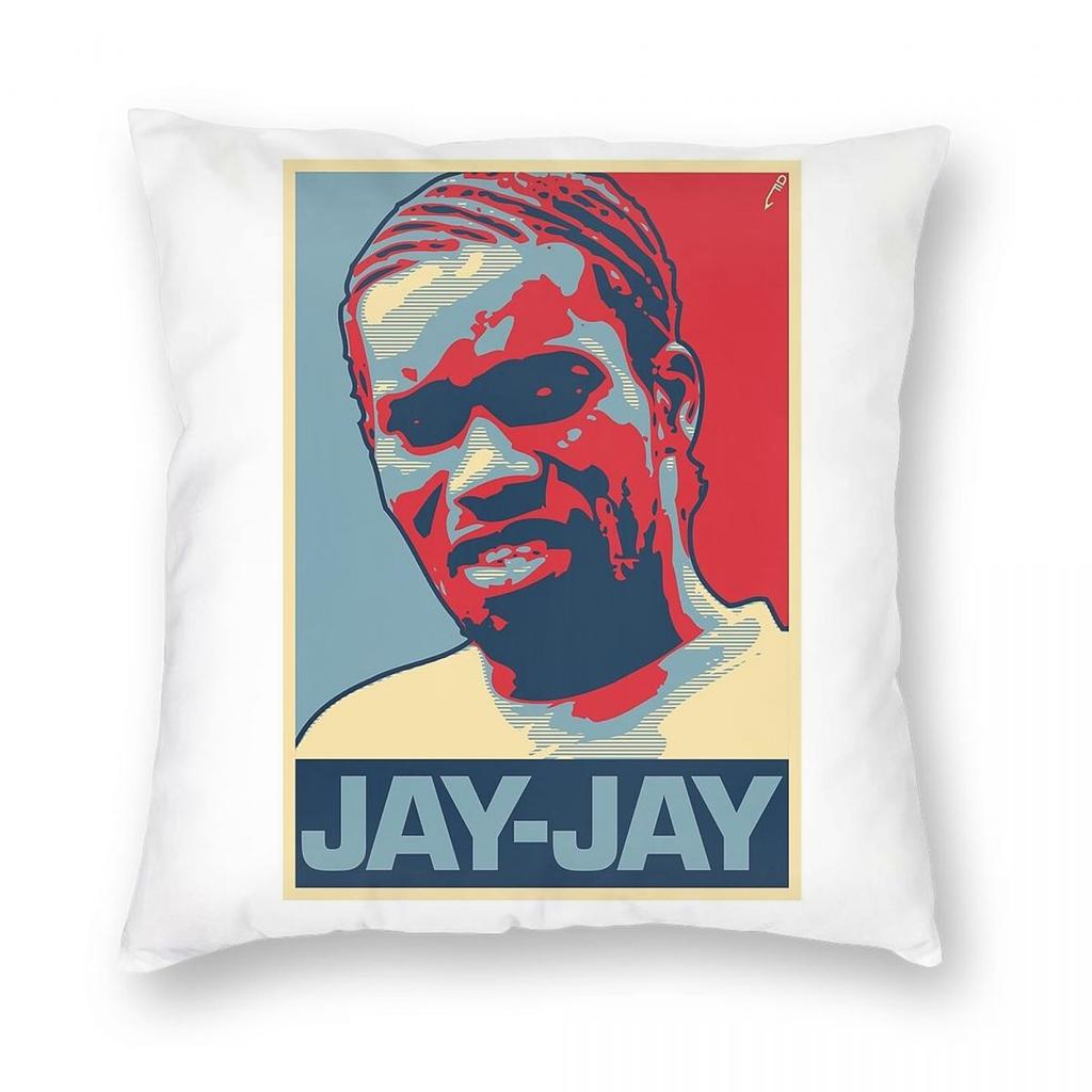 JayJay Okocha Square Pillowcase Polyester Linen Velvet Pattern Zip Decor Throw Pillow Case Car Cushion Cover