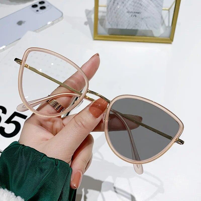 Fashion High-definition Blue Light Resistant Lenses Men's and Women's Cat Eye Anti Blue Light Glasses Wholesale